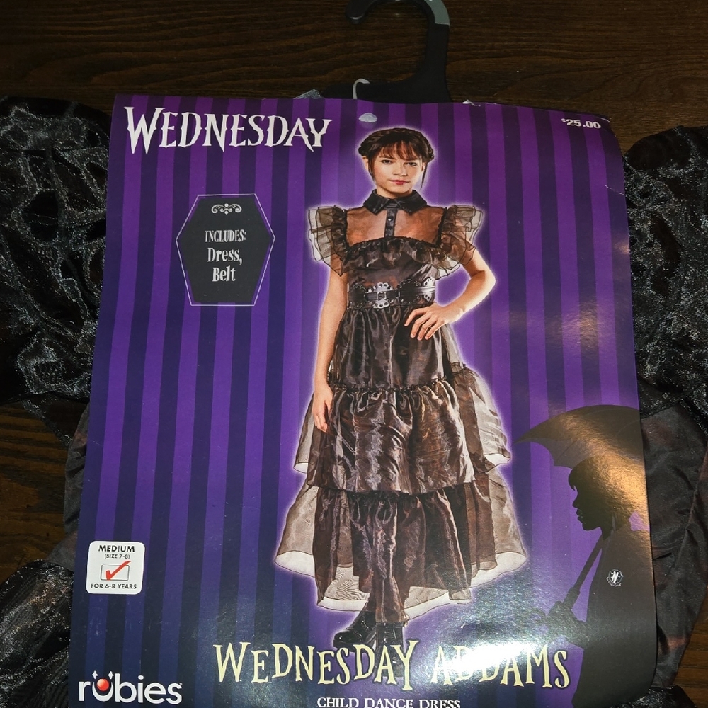 Rubie's Wednesday Addams Child Dance Dress - Black